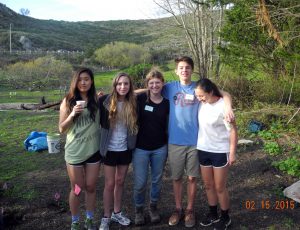 UHS volunteers - Arbor Day